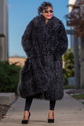 Glam Luxe Shag Coat