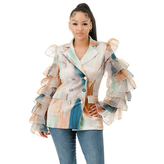 Watercolor Romance Blazer 🎨✨