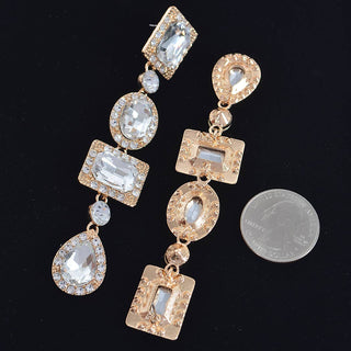 Multi Shape Stone Earring