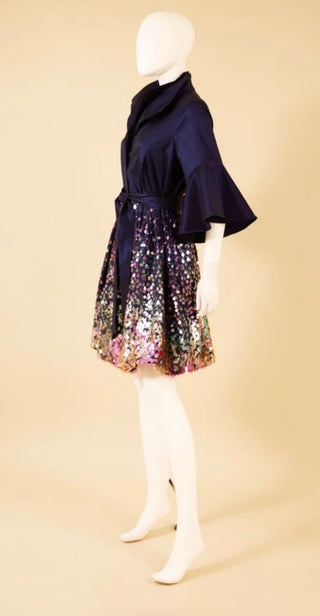 Samuel Dong Evening Affair Sequin Dress