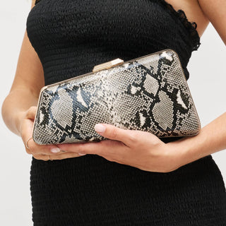 Snake Asymmetrical Evening Bag