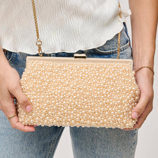 Glow Pearl Clutch Evening Bag (3 Color Descriptions)
