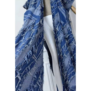 Frayed Indigo Flow Kimono 💙✨