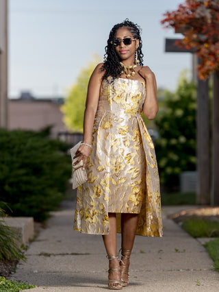 Golden Garden Glow Dress ✨