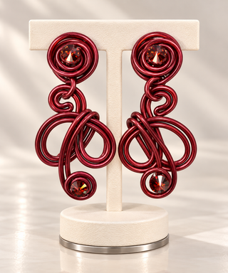 Sculpted in Sparkle Earrings