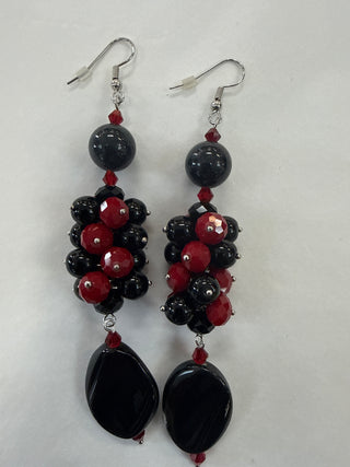 Swirl Pearl Glam Cascade Earrings
