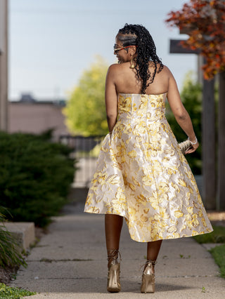 Golden Garden Glow Dress ✨