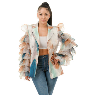 Watercolor Romance Blazer 🎨✨