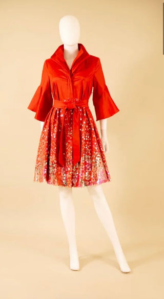 Samuel Dong Evening Affair Sequin Dress