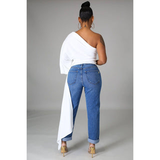 🖤 After Hours One-Shoulder Top