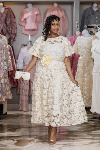 Petal Poetry Skirt Set
