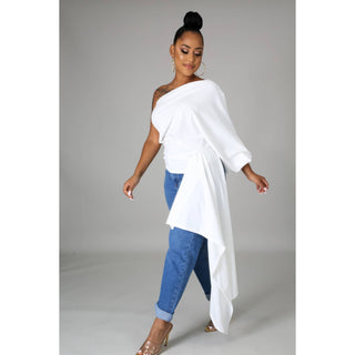 🖤 After Hours One-Shoulder Top