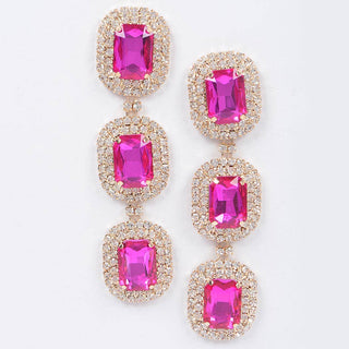 Rhinestone Dangle Earring