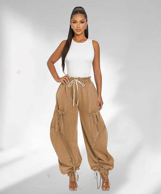 🤍 Laid-Back Drawstring Denim