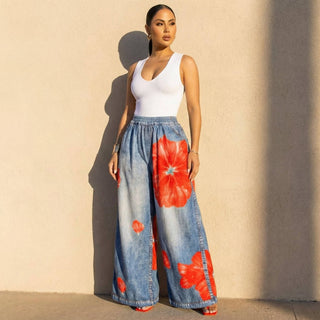 🌼 Golden Stroll Wide Leg Pant