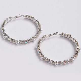 Luxury Stones Hoop Earrings