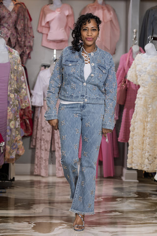 Celestial Spark Denim Set