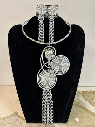 Sculpted Liquid Chain Set