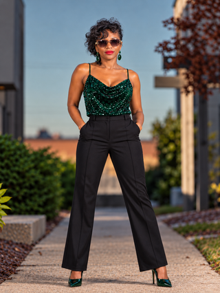Velour Sequin Cami