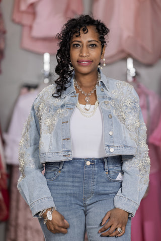 Pearl Garden Denim Jacket