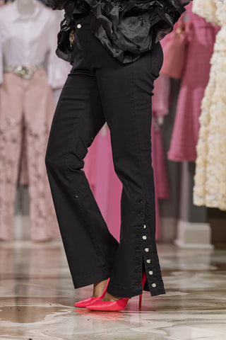 Sleek Spark Button Jean