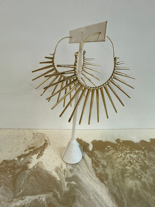 Sunburst Statement Hoops