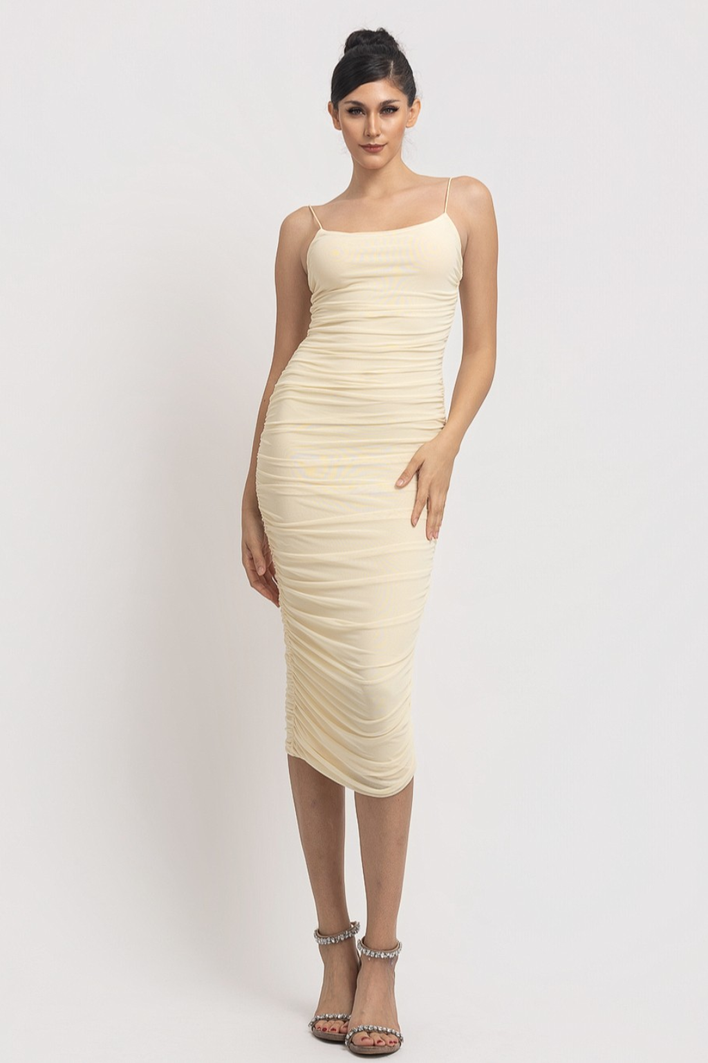 Hourglass Slip Dress ( 4 Color Options) Black / S