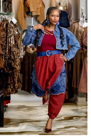 Street Luxe Splice Jogger