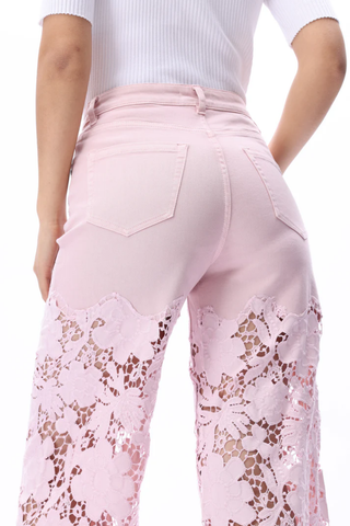 Soft Drama Lace Jean (2 Color Options)
