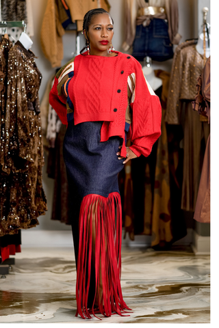 Cable Clash Patch Sweater ✨