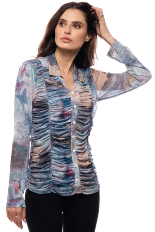 Watercolor Mirage Top