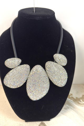 Crystal Tidal Wave Necklace