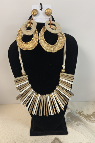 ✨ Golden Clay Cascade Set ✨