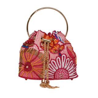 Beaded Bloom Bucket Bag ✨