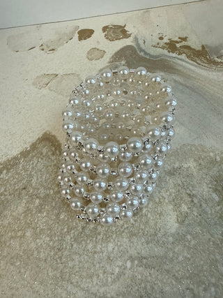 Pearl Bling Wrap Cuff ✨