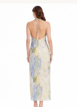 Petal Mirage Halter Gown by Badgley Mischka