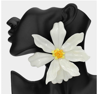Bold Bloom Floral Earring