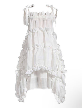 🌸 Bella Breeze Ruffle Dress 🤍