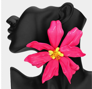 Bold Bloom Floral Earring