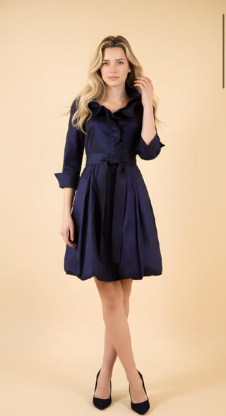 Samuel Dong's Double Collar Bubble Dress