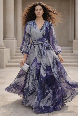 maxi illusion dress Jluxlabel Women's Midnight Illusion Maxi Gown
