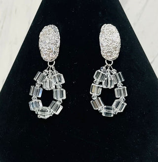 Chic Cube Hoops