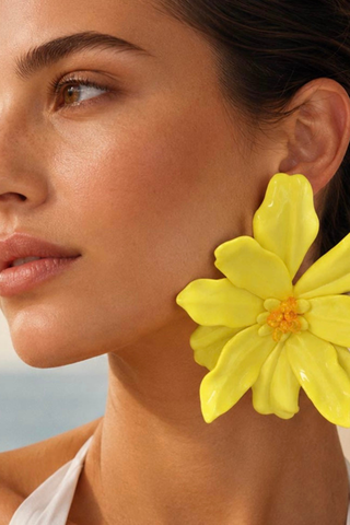 Bold Bloom Floral Earring