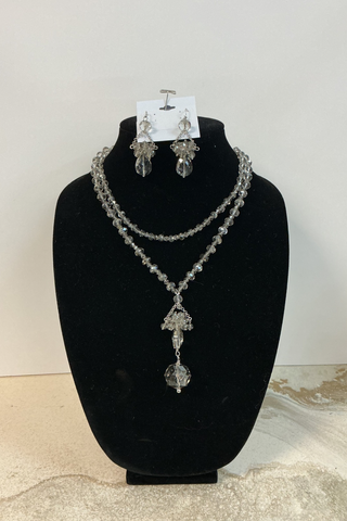 Iced Glam Drop Necklace ❄️✨