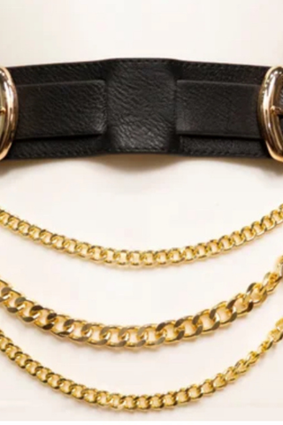 Gold Drip Glam Belt