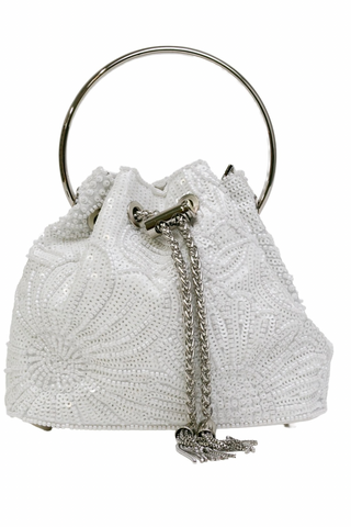 Beaded Bloom Bucket Bag ✨