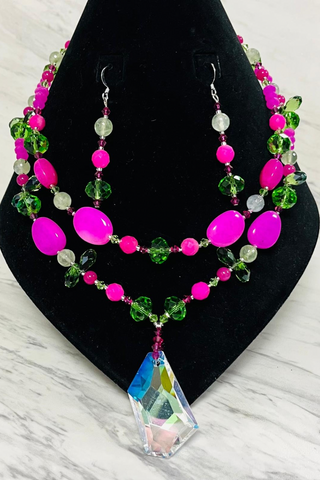 💎 Prism Paradise Statement Necklace