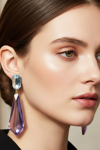 Gemstone Drop Earring