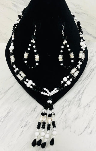 Drip Pearl Necklace Set ✨(Multiple Colors)