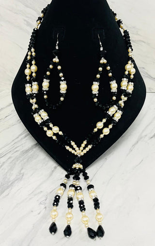 Drip Pearl Necklace Set ✨(Multiple Colors)